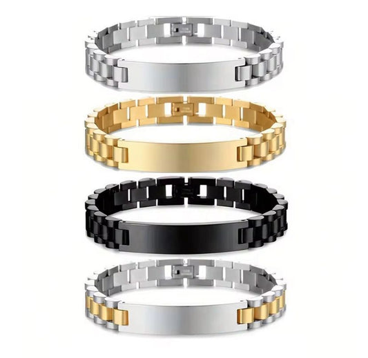 Bracelet Acier Inoxydable Homme – Style Élégant & Moderne