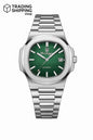 Montre automatique Aoudagya – Cadran Vert & Bracelet Acier Inoxydable avec Boîtier