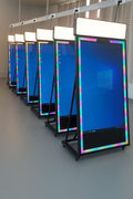 Photomaton Événementiel Complet avec Éclairage LED + Appareil Photo Canon 1300D + Imprimante Hiti + 120 Feuilles