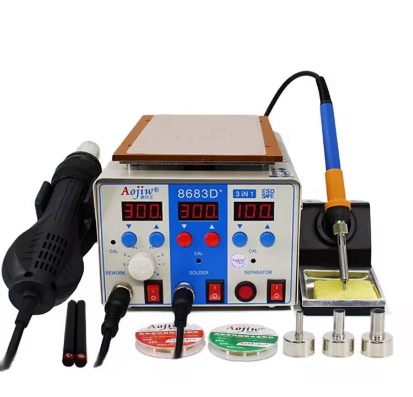Station de Réparation 3 en 1 AOJIW 8683D+  220V