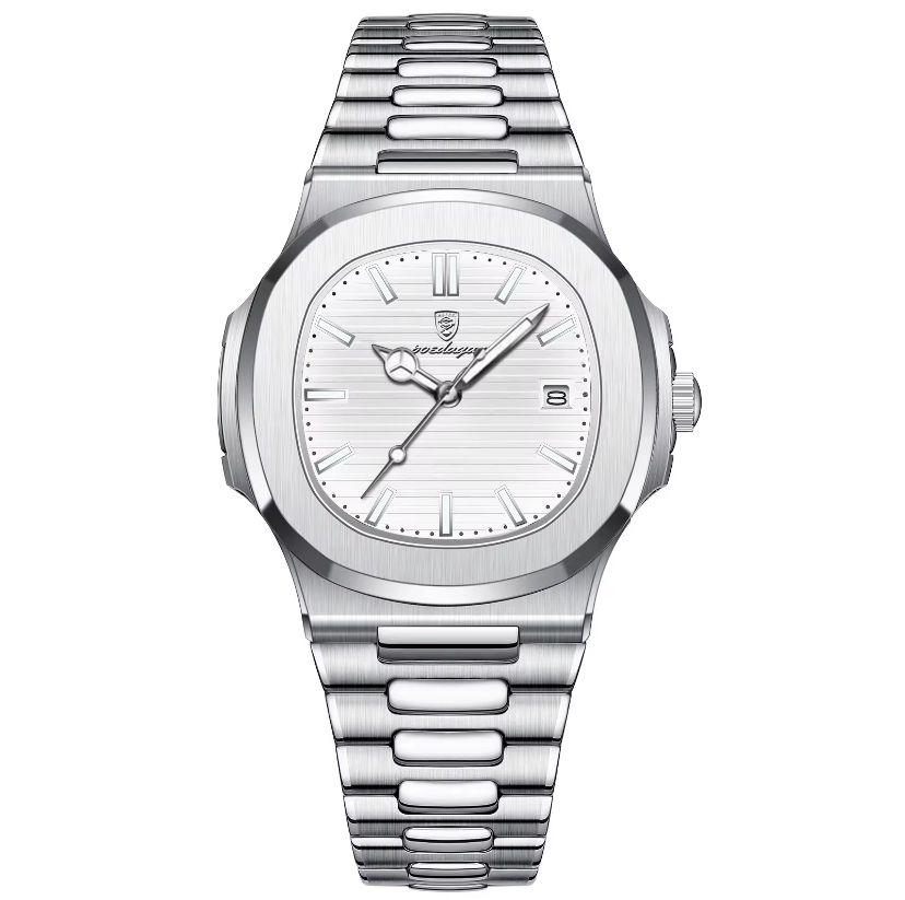 Montre automatique Aoudagya – Cadran Vert & Bracelet Acier Inoxydable avec Boîtier