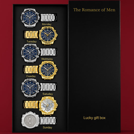 Coffret Cadeau 7 Montres Homme