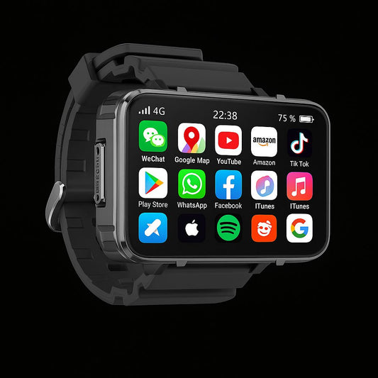 Montre Téléphone 4G Connectée – Écran Large & Applications Intégrées