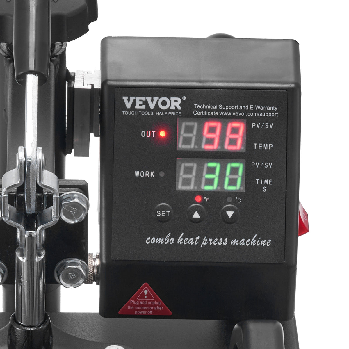 Presse à chaud pivotante SucceBuy 30 × 23 cm – 650 W