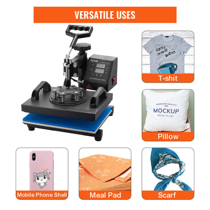 Presse à chaud pivotante SucceBuy 30 × 23 cm – 650 W