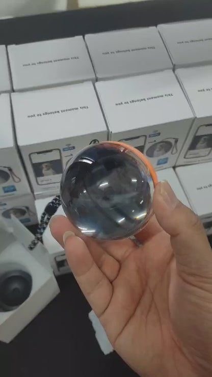 Lecteur vidéo en forme de boule de cristal – Affichage 3D avec son intégré