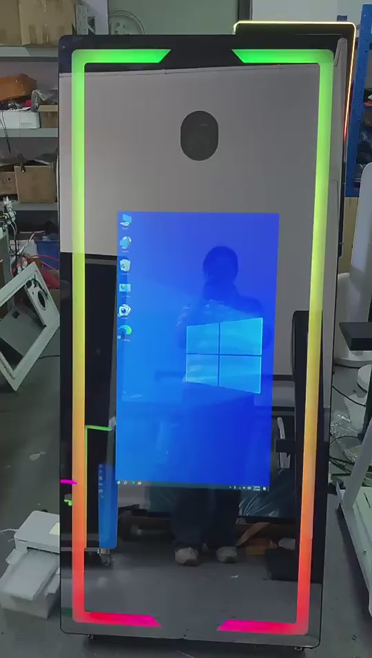Photomaton Événementiel Complet avec Éclairage LED + Appareil Photo Canon 1300D + Imprimante Hiti + 120 Feuilles